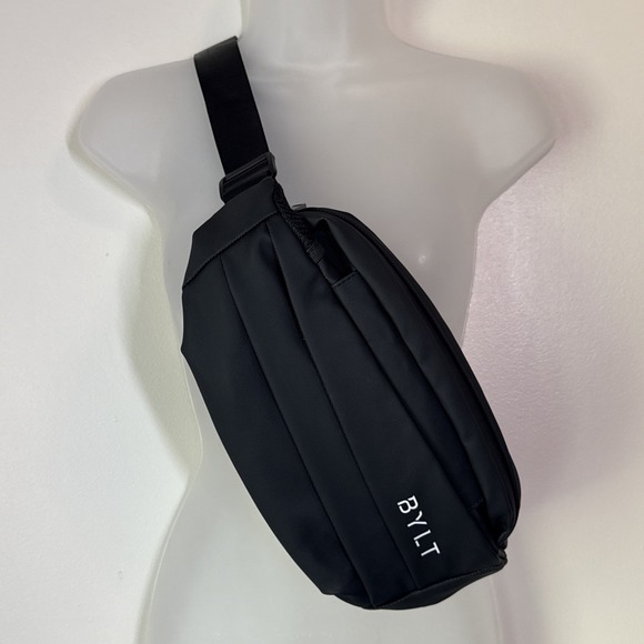 BYLT Basics Handbags - BYLT Water Resistant Crossbody Sling Bag Black 2L Travel Commuter Hiking NWOT
